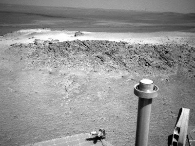 A picture of Greeley Haven taken by the Mars Rover Opportunity (photo NASA/JPL-Caltech)