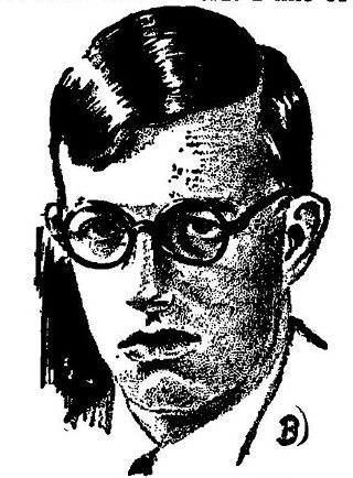 Portrait of Jack Williamson in Air Wonder Stories in 1929