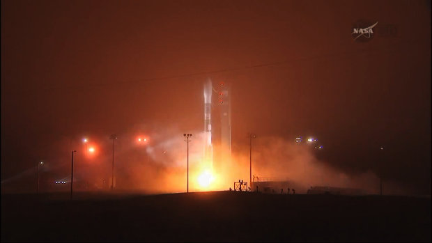 The OCO-2 satellite lifting off on a Delta II rocket (Image NASA)
