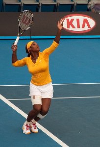 Serena Williams at the Australian Open 2010