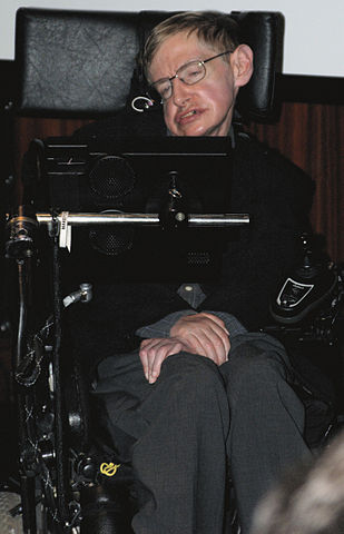 Stephen Hawking at the National Library of France