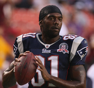 Randy Moss when he was with the Patriots