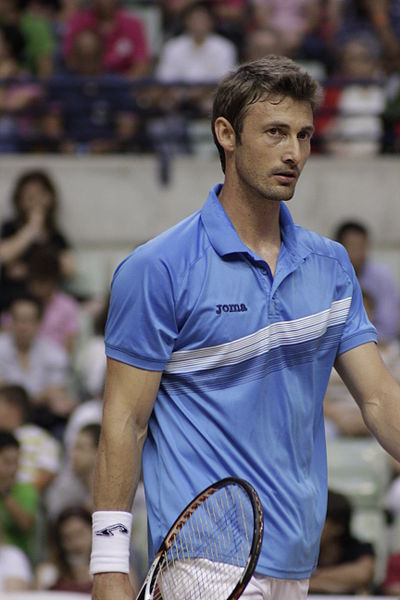 Juan Carlos Ferrero in 2011 during a charity match