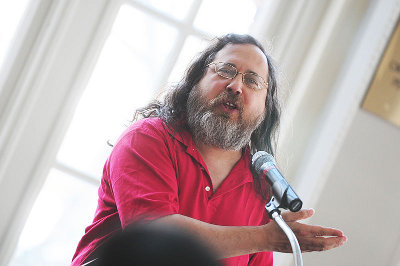 Richard Stallman at The University of Pittsburgh in 2010