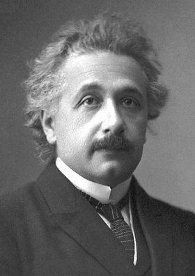 Official portrait of Albert Einstein after receiving the Nobel Prize for Physics in 1921