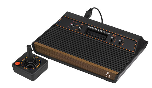 An Atari 2600 console