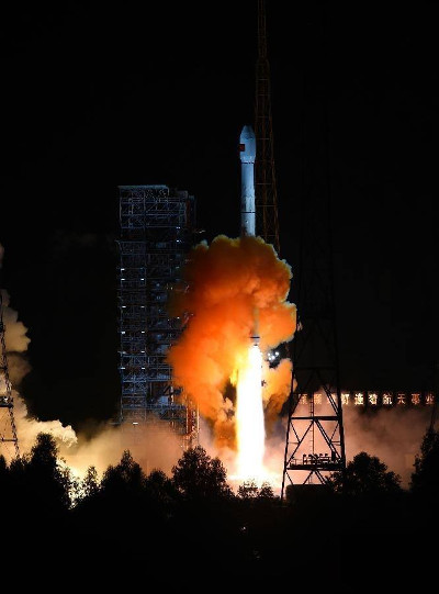 The Chinese Chang’e 5-T1 mission at its beginning with a Long March 3C/E blasting off (Photo courtesy Xinhua/Jiang Hongjing. All rights reserved)