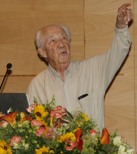 Christian de Duve in 2012 (Photo Julien Doornaert)