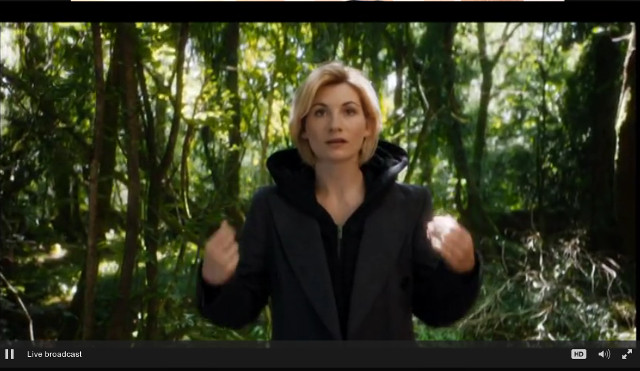 Jodie Whittaker as the 13th Doctor (Image courtesy BBC)