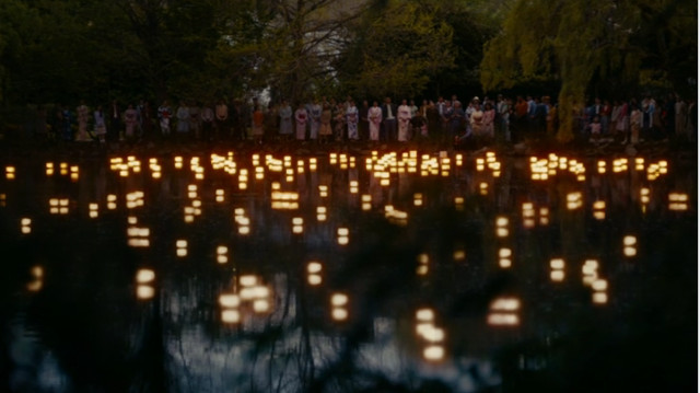 The characters celebrate the festival of Obon in Into the Afterlife (Image courtesy AMC Studios / Amazon. All rights reserved)
