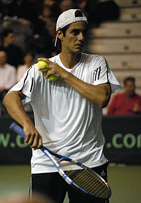 Nicolas Lapentti in 2009 in Davis Cup