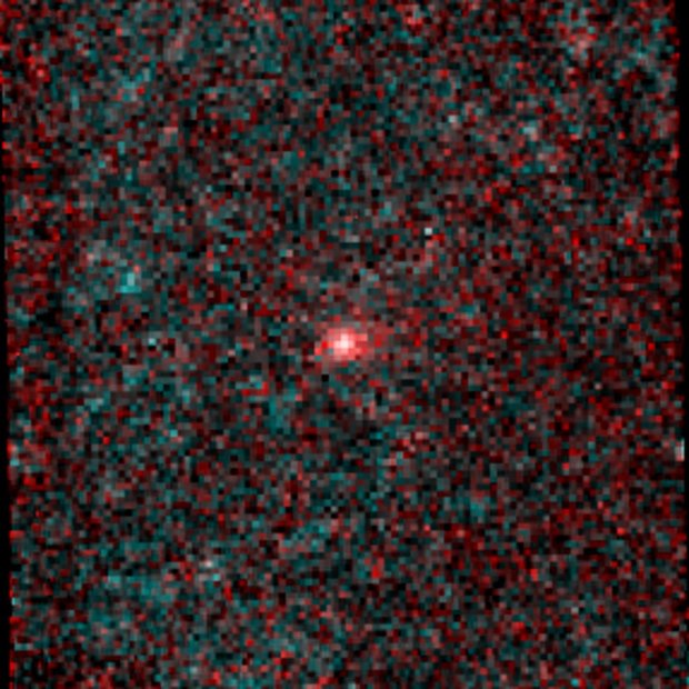 Infrared image of the comet C/2014 C3 (NEOWISE) (Image NASA/JPL-Caltech)