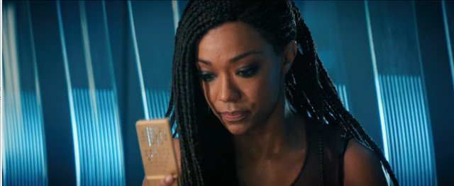 Michael Burnham (Sonequa Martin-Green) in People of Earth (Image courtesy CBS / Netflix. All rights reserved)
