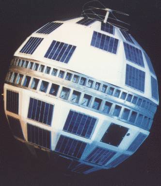 The telecommunications satellite Telstar 1