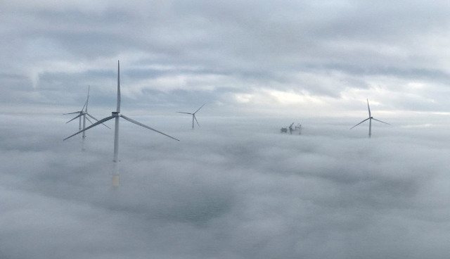 Some of Walney Extension's wind turbines (Photo courtesy Walney Extension)