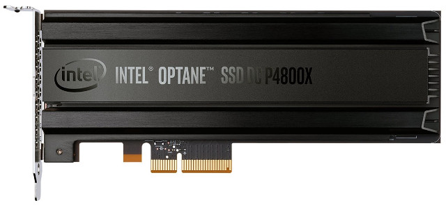 Intel Optane SSD DC P4800X (Image courtesy Intel)