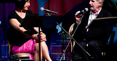 Nana Visitor and René Auberjonois at the 2011 Star Trek convention in Las Vegas