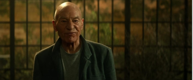 Jean-Luc Picard (Patrick Stewart) in Hide and Seek (Image courtesy Paramount+ / Amazon Prime Video)