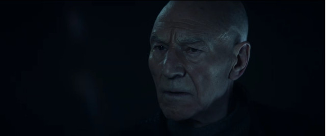Jean-Luc Picard (Patrick Stewart) in Surrender (Image courtesy Paramount+ / Amazon Prime Video)