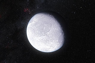 Artist's concept of the dwarf planet Eris (Image ESO/L. Calçada)