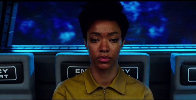 Michael Burnham (Sonequa Martin-Green) in Context Is for Kings (Image courtesy CBS / Netflix)